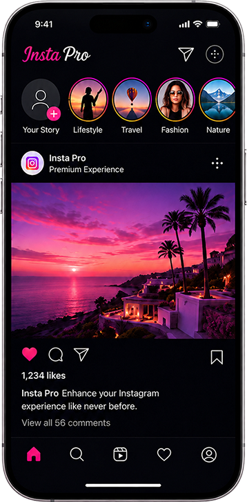 Insta Pro APK download for Android app preview